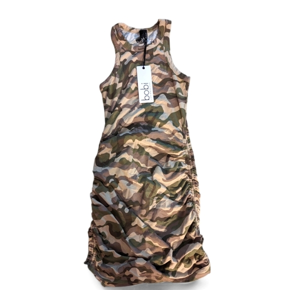 🎉HP🎉Bobi Los Angeles Camo Cinched Mini Dress - Picture 2 of 2